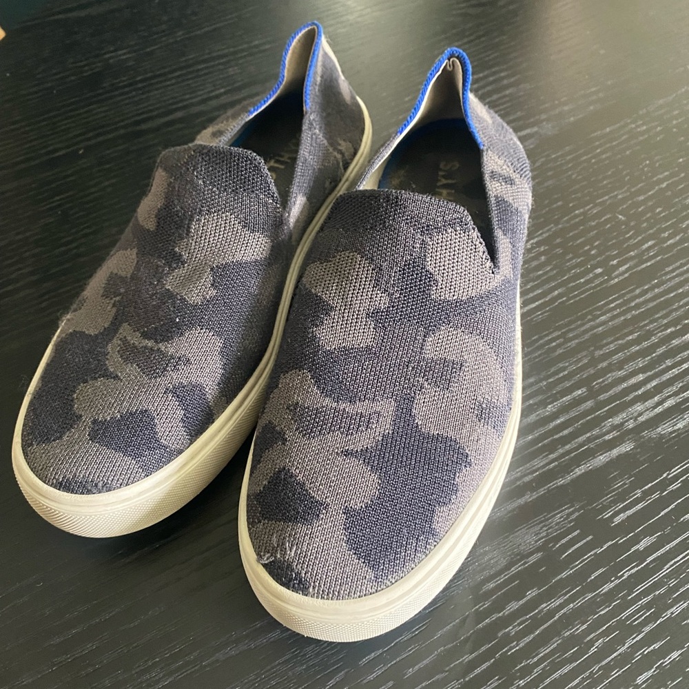 Rothy’s Original Slip On Sneaker in Black Camo